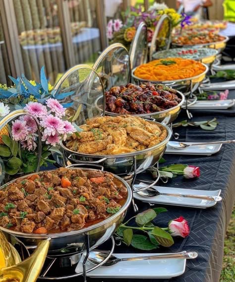 Mr H Grill & Chill buffet spread